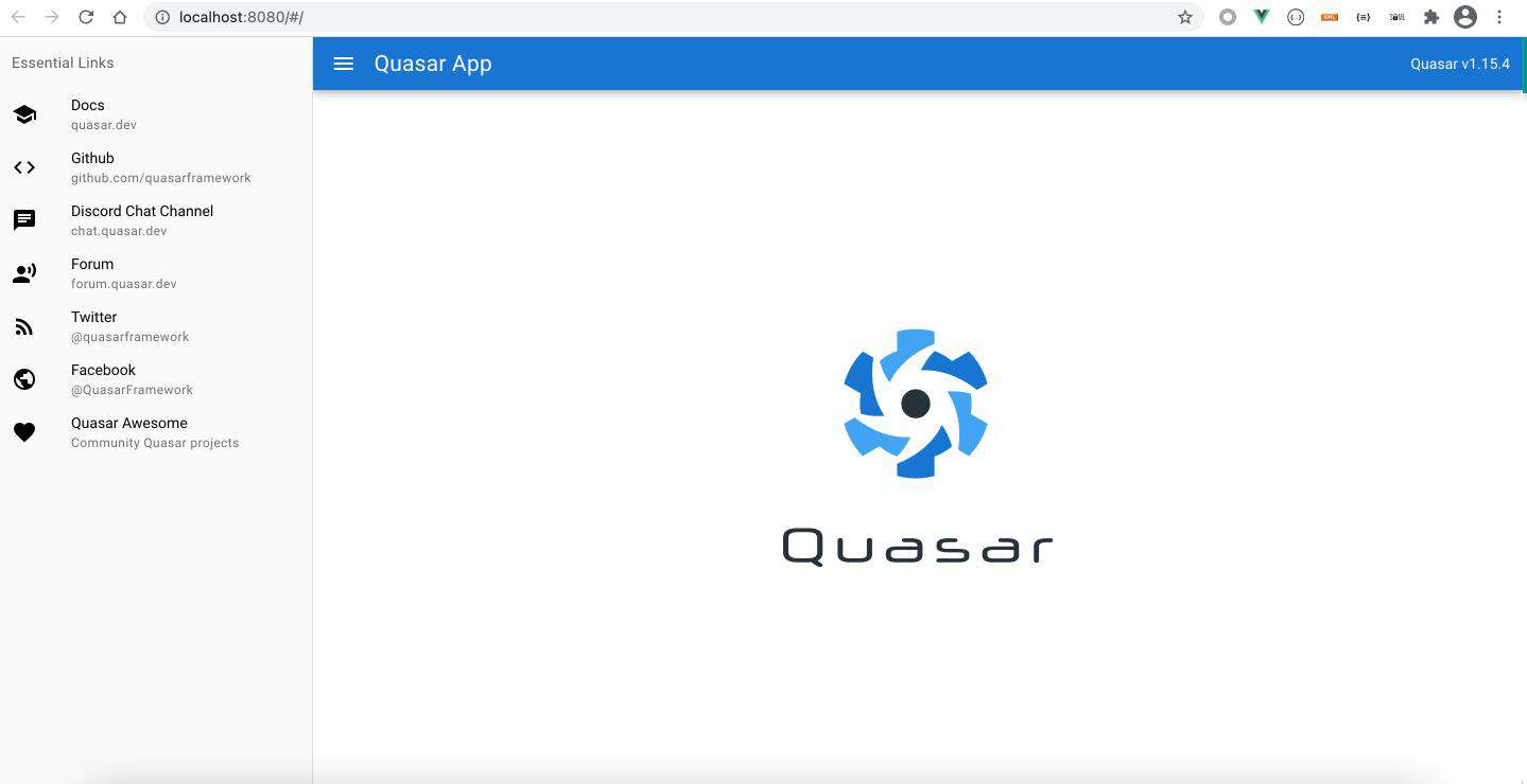 免费开源 基于Vue和Quasar的前端SPA项目实战之环境搭建（一）
